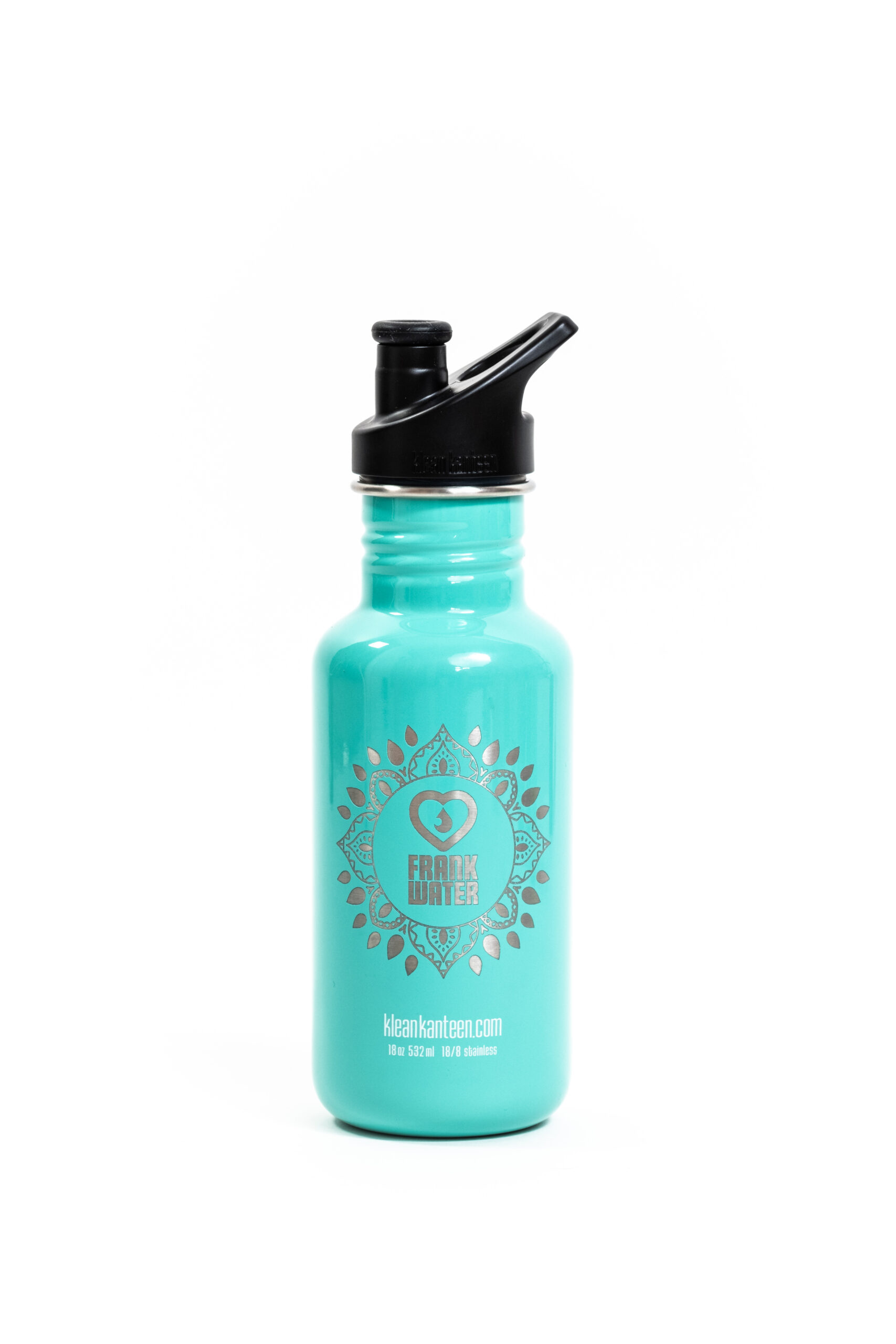 Mandala Klean Kanteen Bottle - Turquoise