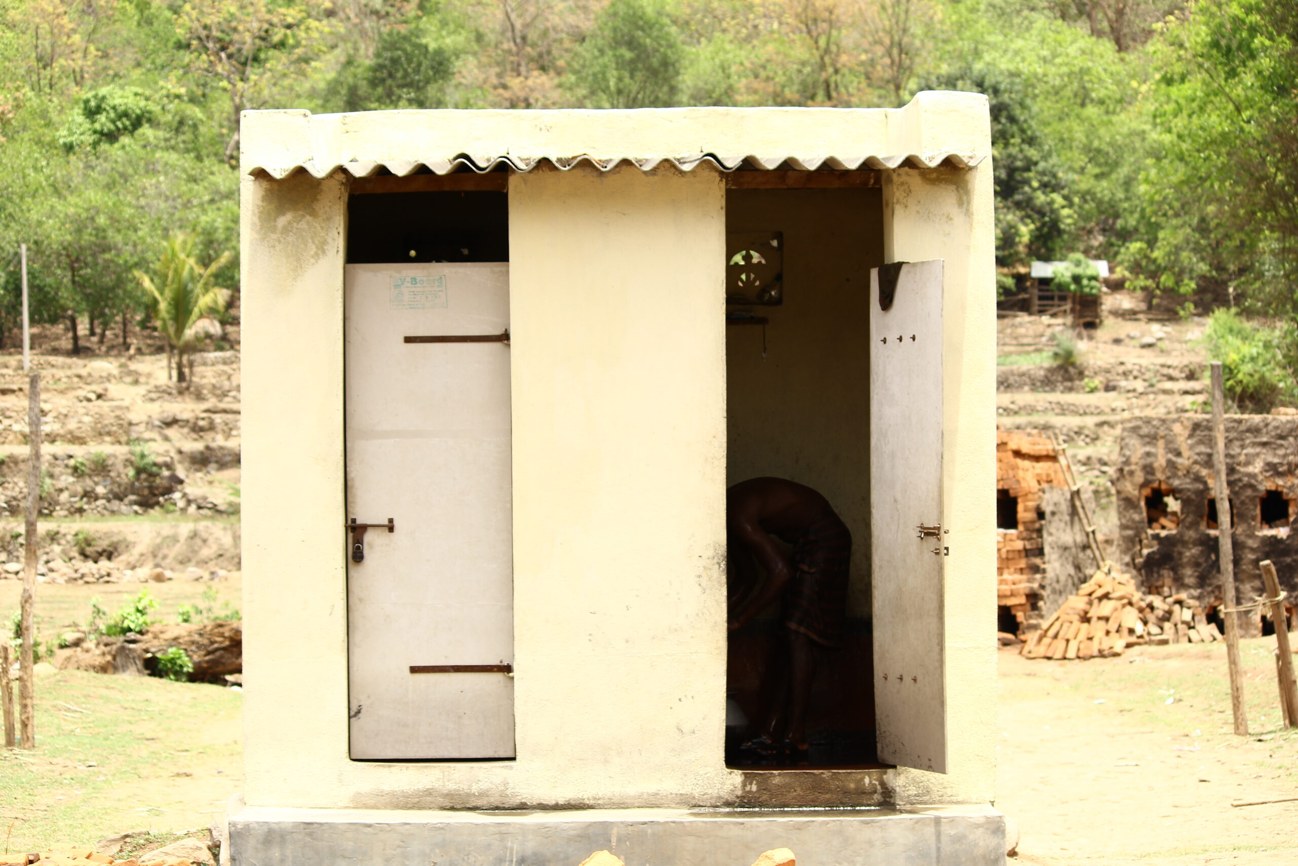 Frank Water Toilet Bathroom India Sanitation Project WASH