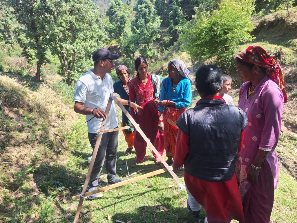 Reviving Himalayan springs in Uttarakhand using A-frames